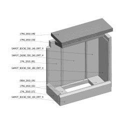 Šamotová komora komplet HEAT L 2G S 60.44.33.13 